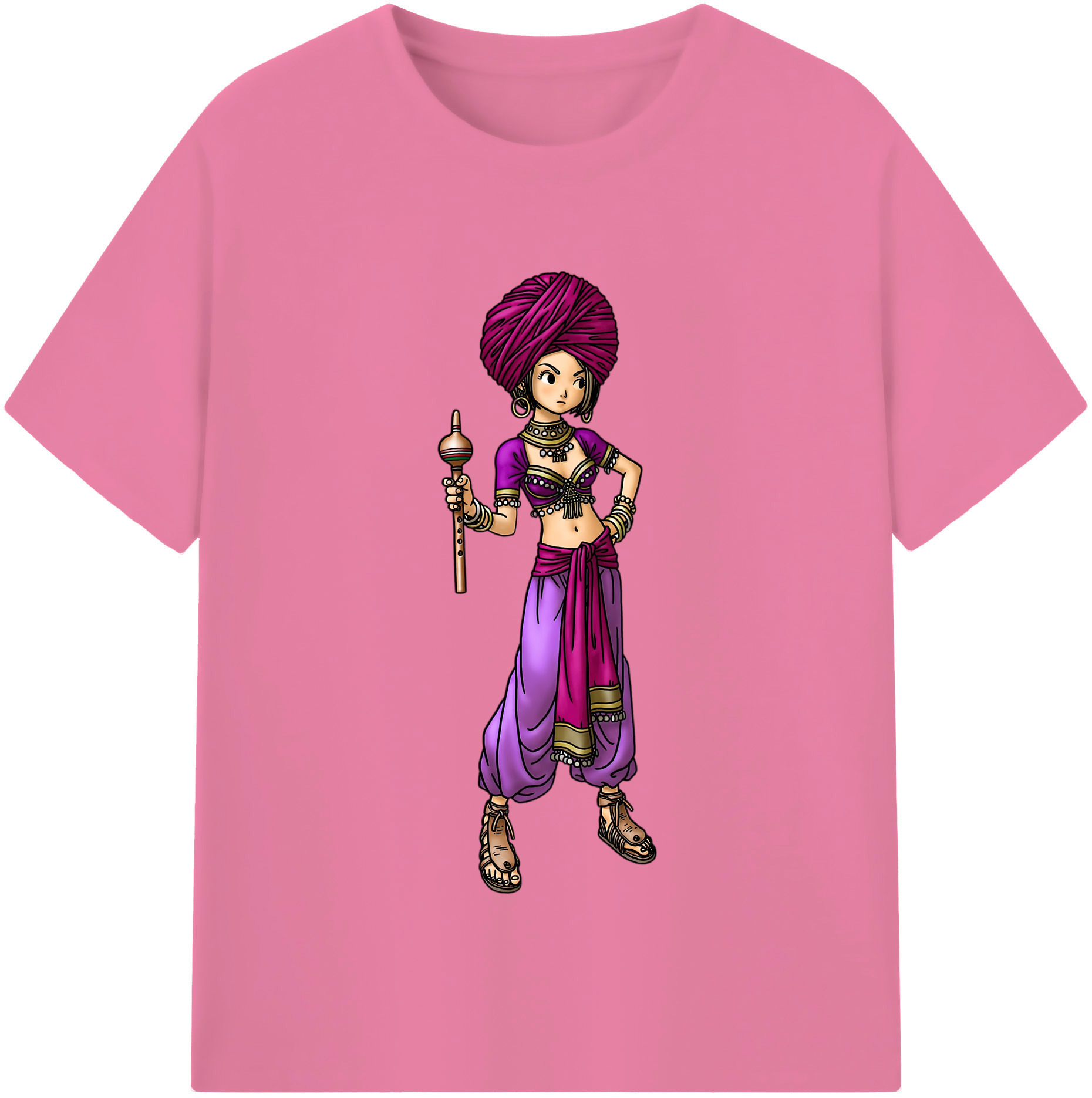 （画像用） ドラゴンクエスト Doragon Kuesuto Dragon Quest 綿100％半袖Tシャツ（フロントプリント）